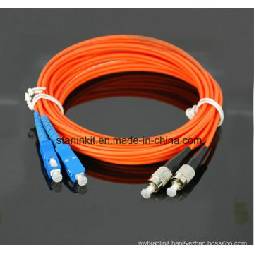 Sc to FC Multimode Mode Fiber Optic Patch Cord 3m